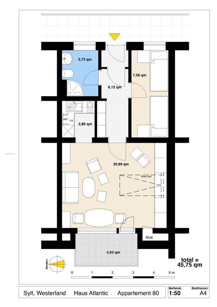 App. Martin Im Haus Atlantic Apartment Westerland